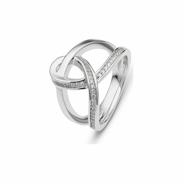 JETTE Damenring INFINITY 87745384 925er Silber rhodiniert