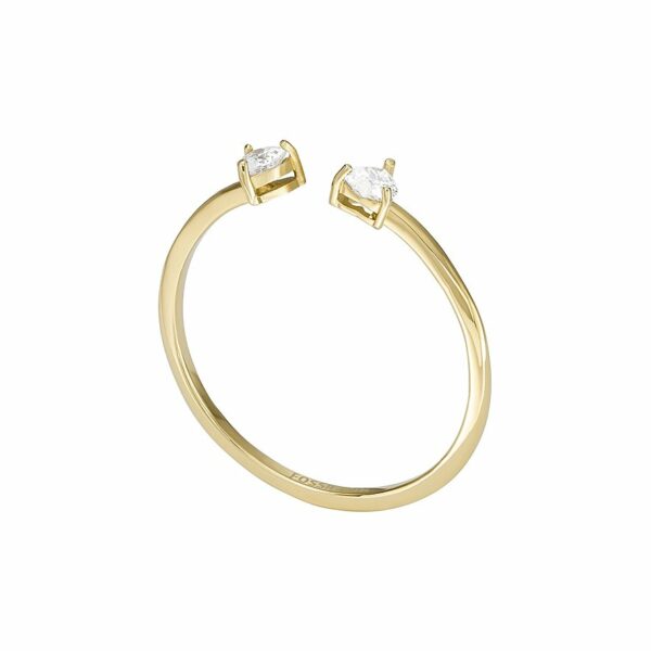Fossil Damenring JF04359710 Edelstahl