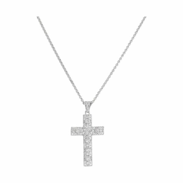 Amen Kette Cross CCZBB 925er Silber