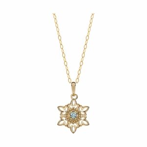 Disney Kinderkette Frozen C400218ZEL 375er Gelbgold