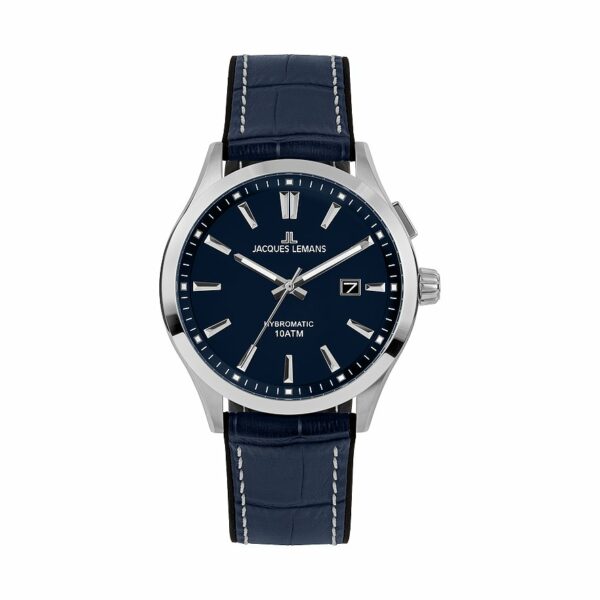 Jacques Lemans Herrenuhr Hybromatic  1-2130C Edelstahl