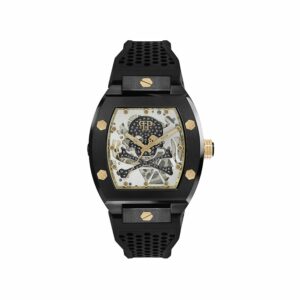 Philipp Plein Herrenuhr The Skeleton  PWBAA0521 Edelstahl