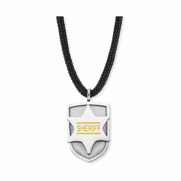 Engelsrufer Kinderkette HEN-SHERIFF Edelstahl